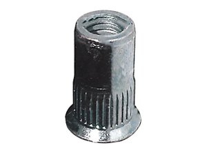 Inserti filettati acciaio M5 Rivit Rivsert FSC-Z cilindrico zigrinato aperto testa svasata (500pz)
