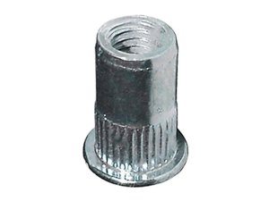 Inserti filettati acciaio M12 Rivit Rivsert FTC-Z cilindrico zigrinato aperto testa tonda (100pz)
