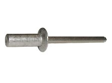 Rivetti stagni in alluminio d.3,2mm Rivit SAIS con testa svasata e chiodo in inox Aisi 420 (1000pz)