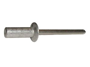 Rivetti stagni in alluminio d.4,8mm Rivit SAIS con testa svasata e chiodo in inox Aisi 420 (500pz)