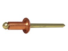 Rivetti a strappo in rame 3,9mm Rivit ROT con chiodo in ottone e testa tonda (500pz) Rivetti a strappo in rame 3,9mm Rivit ROT con chiodo in ottone e testa tonda (500pz)