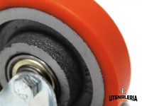 Ruota 91 ROCARR supporto piastra fissa con cuscinetto portata max 400Kg