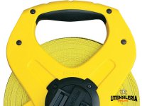 Rotella metrica Stanley 60 metri x 12,7mm con nastro in fibra di vetro e avvolgimento rapido