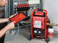 Rothenberger compressore Ropuls eDM per pulizia e manutenzione impianti in Kit