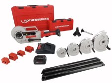 Rothenberger curvatubi Robend 4000E AMPShare con matrici 15-28mm, batteria 4ah e caricabatteria