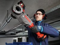 Rothenberger filiera Supertronic 2000E AMPShare con batteria, caricabatterie e 6 testine BSPT 1/2-2