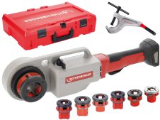 Rothenberger filiera a batteria Supertronic 2000E AMPShare con testine BSPT 1/2-2"