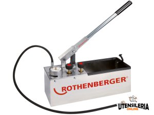 Rothenberger pompa provaimpianti manuale RP 50-S INOX, 0-60 bar