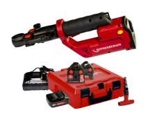 Rothenberger pressatrice Romax Compact III con batteria, caricabatterie, 3 ganasce TH e calibratore Rothenberger pressatrice Romax Compact III con batteria, caricabatterie, 3 ganasce TH e calibratore