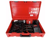 Rothenberger pressatrice Romax 4000 AMPShare con batteria, caricabatterie e 3 ganasce M