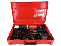 Rothenberger pressatrice Romax 4000 AMPShare con batteria, caricabatterie e 3 ganasce SV