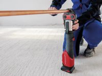 Rothenberger pressatrice Romax 4000 AMPShare con batteria, caricabatterie e 3 ganasce SV