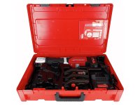 Rothenberger pressatrice Romax 4000 AMPShare con batteria, caricabatterie e 3 ganasce TH