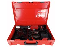 Rothenberger pressatrice Romax 4000 AMPShare con batteria, caricabatterie e 3 ganasce U