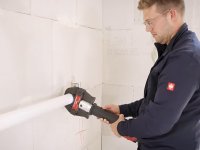 Rothenberger pressatrice Romax 4000 AMPShare con batteria, caricabatterie e 3 ganasce U
