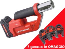 Rothenberger pressatrice Romax Compact TT 12-40mm, 3 ganasce TH in Omaggio