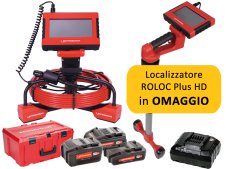 Rothenberger videocamera Rocam mini HD 25/22 E localizzatore ROLOC Plus HD IN OMAGGIO