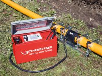 Rothenberger saldatrice per elettrofusione Rofuse 1200 Turbo raccordi 1200mm