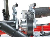 Rothenberger saldatrice testa a testa Roweld P160 Saniline con cavalletto per tubi plastica 40-160mm