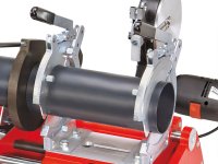 Rothenberger saldatrice testa a testa Roweld P160 Saniline con cavalletto per tubi plastica 40-160mm