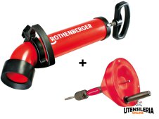 Rothenberger set pompa Ropump Super Plus e sturatore Rospi 6 HE Plus