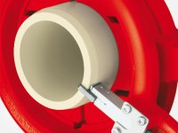 Rothenberger sistema di taglio e smusso Rocut 110 per tubi in plastica, 50-110mm