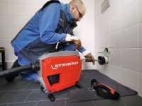 Rothenberger macchina disotturatrice a batteria R600 VarioClean per tubazioni Ø 20-150 mm