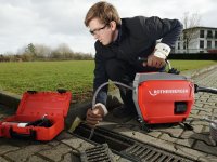 Rothenberger macchina disotturatrice a batteria R600 VarioClean per tubazioni Ø 20-150 mm