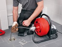 Rothenberger macchina disotturatrice Rodrum S con spirale 10 e 13mm, campo lavoro 15mt