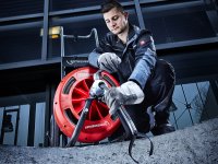 Rothenberger macchina disotturatrice Rodrum S con spirale 10 e 13mm, campo lavoro 15mt