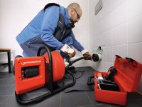 Rothenberger macchina disotturatrice Rodrum VarioClean con spirale DuraFlex 13mm x 15m