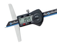 Calibro Rupac digitale IP54 in acciaio INOX per profondità, misura fino a 300mm e uscita USB