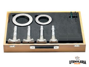Set micrometri per interni a tre punte Rupac MicroMet Plus, misura 100-200mm