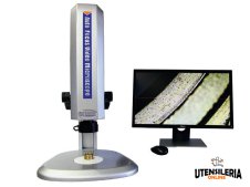 Videomicroscopio Rupac VM500 con messa a fuoco automatica + Monitor 24” Full HD