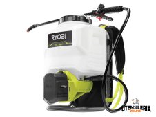 Pompa irroratrice a zaino a batteria Ryobi RY18BPSA-0 da 18V capacità 15 L