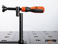 Elemento di serraggio orizzontale a vite orientabile a 360° SaldaPro, fori 16mm