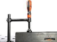 Elemento di serraggio verticale a scartamento fisso SaldaPro, fori 16mm