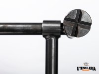 Elemento di serraggio verticale a scartamento variabile SaldaPro, fori 28mm