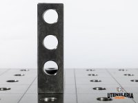 Squadra di battuta 175x50x175mm SaldaPro, spessore 25mm fori 28mm