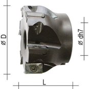 Fresa spallamento D.40 attacco D.16 Z4 inserti APKT160408PDSR..