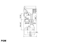 Trapano a colonna R45 con variatore semplice ø 45 mm pesante