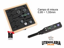 SET STANDARD Micrometro digitale per piccoli fori 0,95-1,55mm