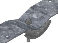 Clip di tensionamento Simpson Strong-Tie Banstr4 per bandelle metalliche preforate 40mm (25pz)