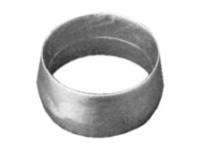 Connettori ad anello Simpson Strong-Tie in alluminio, 80-126mm (50pz) Connettori ad anello Simpson Strong-Tie in alluminio, 80-126mm (50pz)