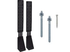 Kit angolari Hold Down per edifici legno Simpson Strong-Tie SHD 620 con barre filettate BFK