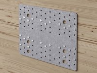 Piastre di fissaggio perforate Simpson Strong-Tie NPB 214x255mm per forze di taglio (10pz)