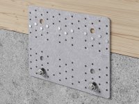 Piastre di fissaggio perforate Simpson Strong-Tie NPB 214x255mm per forze di taglio (10pz)