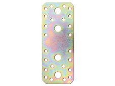 Piastre di fissaggio perforate Simpson Strong-Tie FLV in acciaio zincato giallo (25pz) Piastre di fissaggio perforate Simpson Strong-Tie FLV in acciaio zincato giallo (25pz)