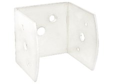 Supporti a muro per listoni Simpson Strong-Tie in acciaio verniciato bianco, 80-160mm (2pz)