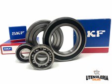 Cuscinetti a una corona di sfere 607 2RS H SKF foro D.7-19-6mm